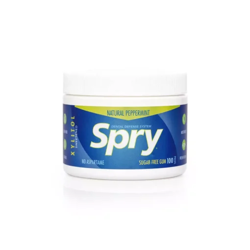 6 x Spry Xylitol Chewing Gum Peppermint 100 Pieces Dental Defense 600 Pcs - Image 3