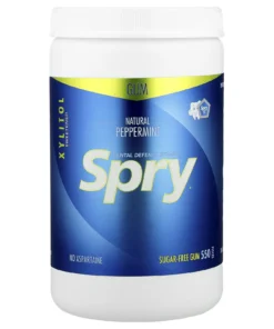 Spry Chewing Gum Natural Peppermint 550 Pieces