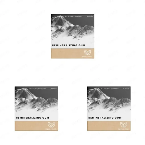 Larineco Remineralizing Gum Chewing Gum Organic Protecting Tooth 3PC - Image 2