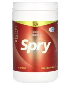 Spry Chewing Gum Natural Cinnamon Sugar Free 550 Pieces