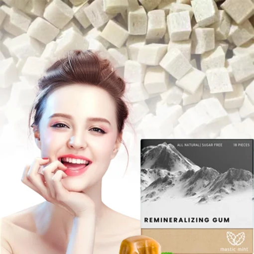 Larineco Remineralizing Gum Chewing Gum Organic Protecting Tooth 3PC
