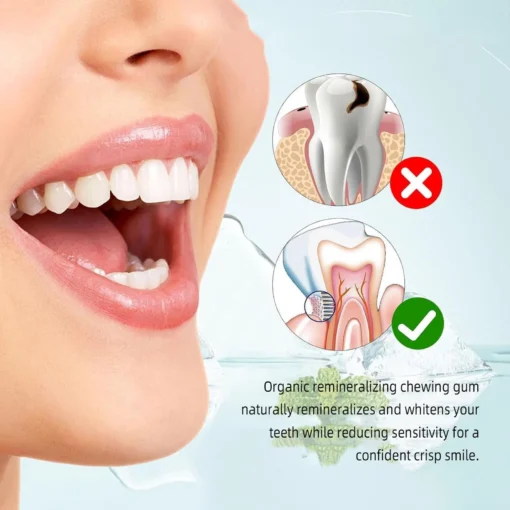 Larineco Remineralizing Gum Chewing Gum Organic Protecting Tooth 3PC - Image 7