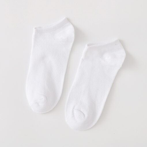 Pure cotton socks women's candy plain color ladies women's socks invisible shallow mouth socks ankle socks Bare socks Zhuji socks wholesale - Image 7