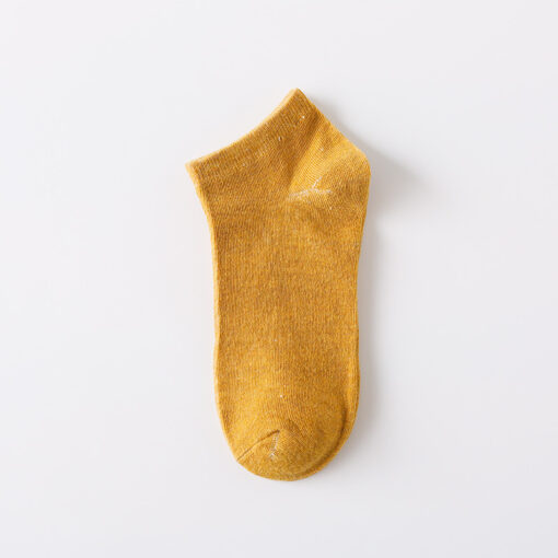 Men's ankle socks Bare socks solid color couple ankle socks retro pure color cotton new cotton sports socks casual all-matching - Image 16