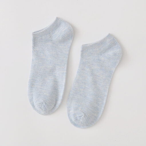 Pure cotton socks women's candy plain color ladies women's socks invisible shallow mouth socks ankle socks Bare socks Zhuji socks wholesale - Image 13
