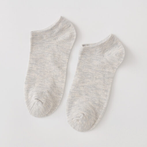 Pure cotton socks women's candy plain color ladies women's socks invisible shallow mouth socks ankle socks Bare socks Zhuji socks wholesale - Image 9