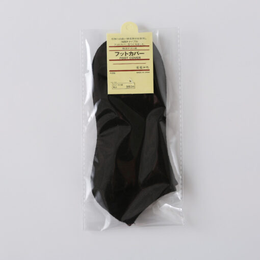 One piece dropshipping independent packaging pure color cotton Women's Boat socks women's low socks opp bag packaging gift socks - Image 6