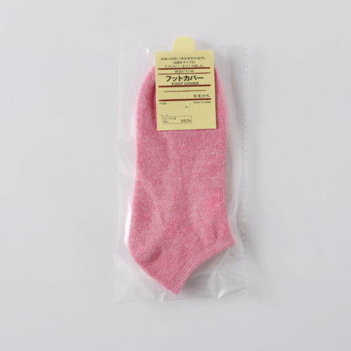 One piece dropshipping independent packaging pure color cotton Women's Boat socks women's low socks opp bag packaging gift socks - Image 10
