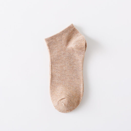 Men's ankle socks Bare socks solid color couple ankle socks retro pure color cotton new cotton sports socks casual all-matching - Image 15