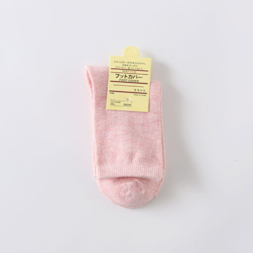 One piece dropshipping candy color women's cotton socks pure color cotton high waist mid-calf women's cotton socks cotton sock autumn and winter gift socks - Image 14