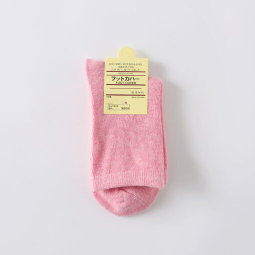 One piece dropshipping candy color women's cotton socks pure color cotton high waist mid-calf women's cotton socks cotton sock autumn and winter gift socks - Image 8