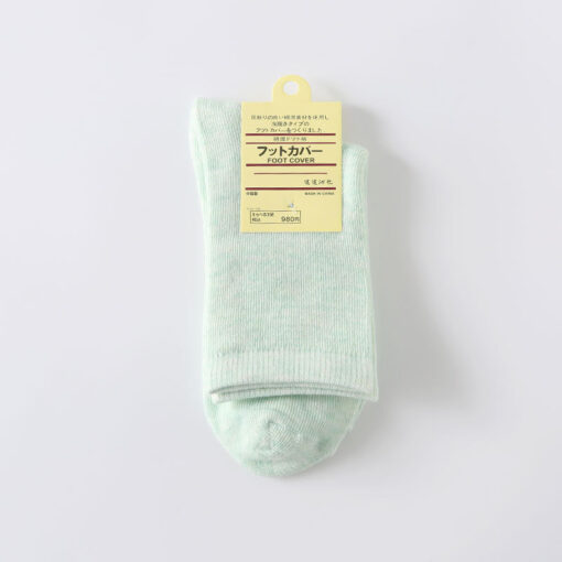 One piece dropshipping candy color women's cotton socks pure color cotton high waist mid-calf women's cotton socks cotton sock autumn and winter gift socks - Image 13