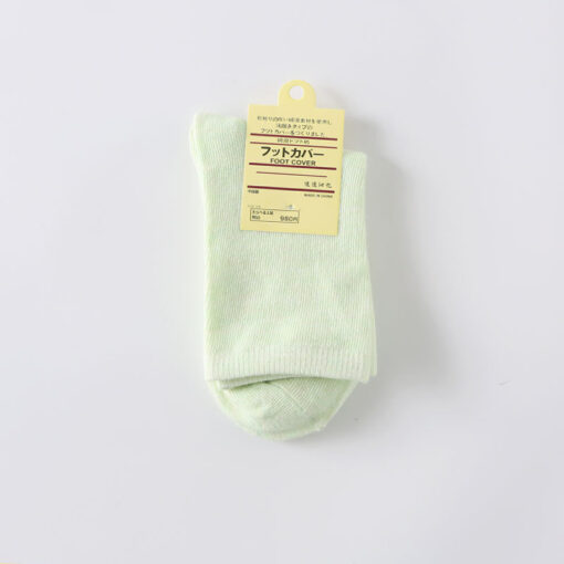 One piece dropshipping candy color women's cotton socks pure color cotton high waist mid-calf women's cotton socks cotton sock autumn and winter gift socks - Image 15