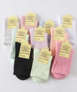 One piece dropshipping candy color women's cotton socks pure color cotton high waist mid-calf women's cotton socks cotton sock autumn and winter gift socks
