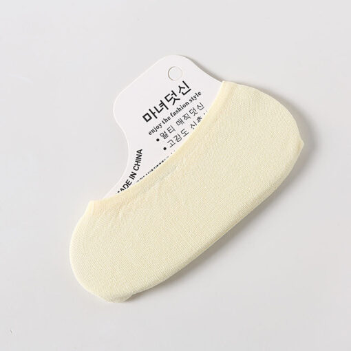 Summer ultra-thin candy color velvet invisible small size silicone women's children's stockings disposable socks no show socks - Image 14