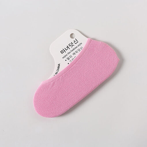 Summer ultra-thin candy color velvet invisible small size silicone women's children's stockings disposable socks no show socks - Image 8