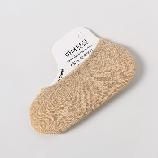 Summer ultra-thin candy color velvet invisible small size silicone women's children's stockings disposable socks no show socks - Image 12