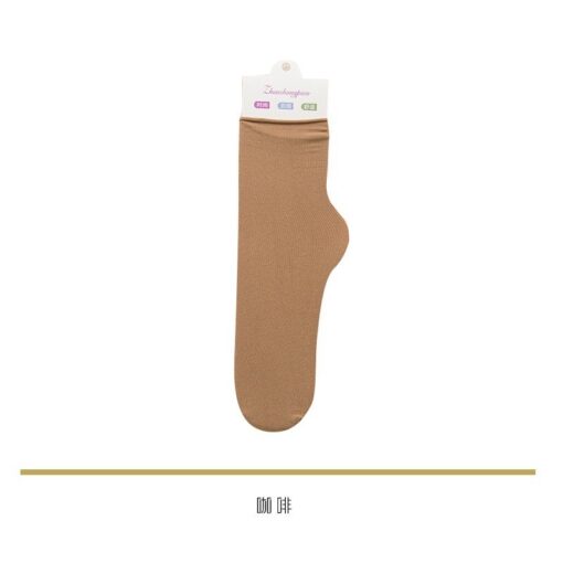 Ice socks women's velvet spring and summer women's socks bunching socks tube socks solid color long jk socks fashion socks wholesale - Image 18