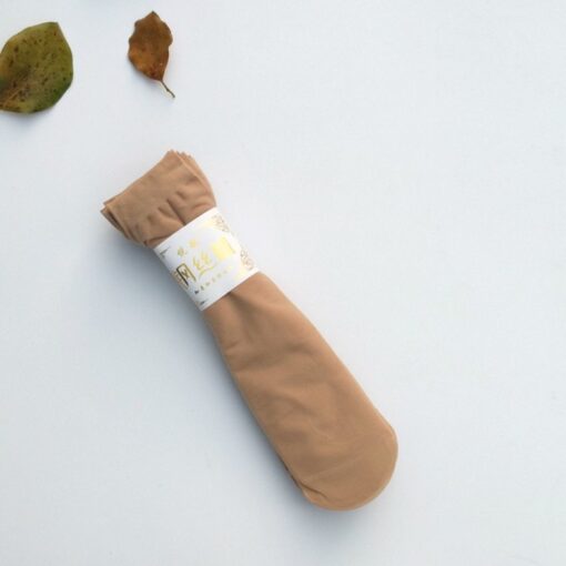 Spring and Summer new men's and women's steel wire stocking lengthen and thicken men's and women's stockings running rivers and lakes street vendor stocks flesh-colored wear-resistant socks - Image 3