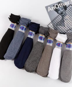 Spring and summer men's business thin stockings mercerized cotton men's socks breathable paired socks solidcolor mid-calf length men's socks wholesale