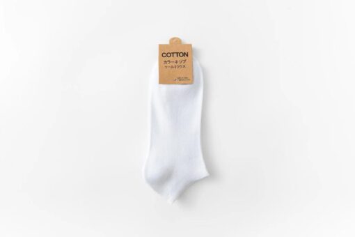 One piece dropshipping men's pure color cotton ankle socks short socks Casual Male socks anti-slip cotton Zhuji socks wholesale - Image 6