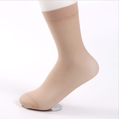 Spring and Summer new men's and women's steel wire stocking lengthen and thicken men's and women's stockings running rivers and lakes street vendor stocks flesh-colored wear-resistant socks - Image 5