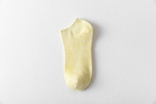 Pure cotton socks women's candy plain color ladies women's socks invisible shallow mouth socks ankle socks Bare socks Zhuji socks wholesale - Image 16