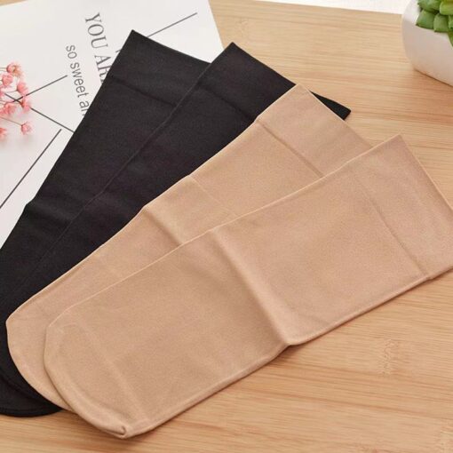 Extra Thick silk stockings women's socks velvet socks autumn and winter mid-calf wear-resistant anti-snagging loose mouth medium thick steel wire stocking - Image 3
