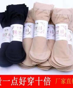 Velvet core stockings for women steel wire stocking pepper Mask Socks wear-resistant hook socks independent packaging short stockings wholesale
