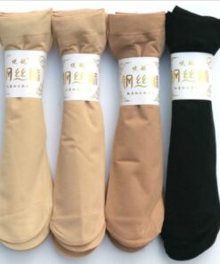 Spring and Summer new men's and women's steel wire stocking lengthen and thicken men's and women's stockings running rivers and lakes street vendor stocks flesh-colored wear-resistant socks
