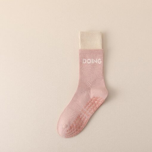 One piece dropshipping women's boneless Pilates non-slip socks athletic socks long socks fitness fall/winter socks for running yoga socks - Image 10