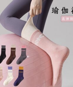 One piece dropshipping women's boneless Pilates non-slip socks athletic socks long socks fitness fall/winter socks for running yoga socks